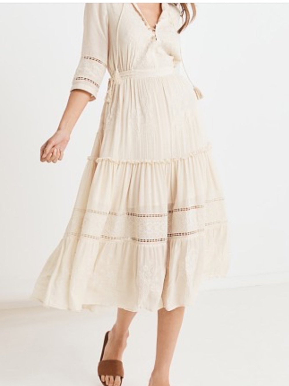 Spell & the Gypsy Collective - Loves Me Not Garden Dress - Cream Dress - XS - Picture 2 of 16